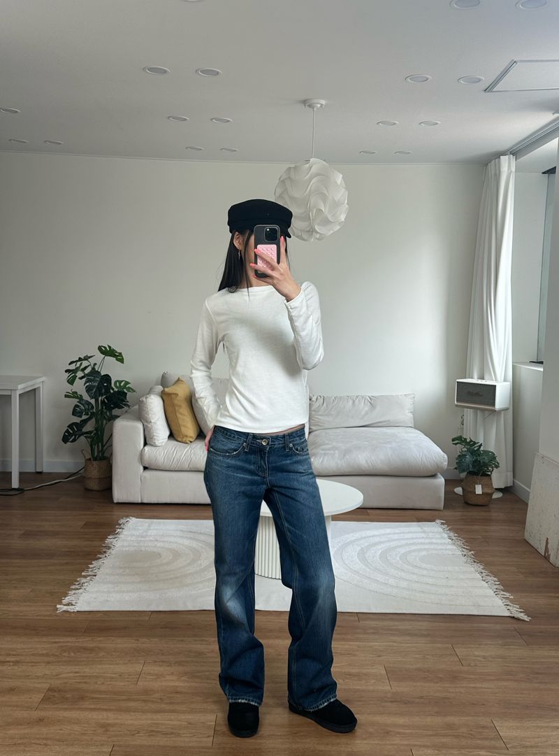 low brush denim