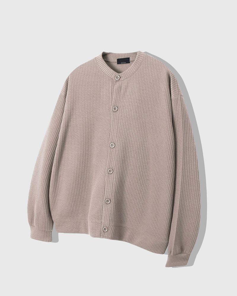 Bellano Ribbed Round Cardigan