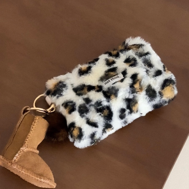 leopard chain wallet bag (3color)