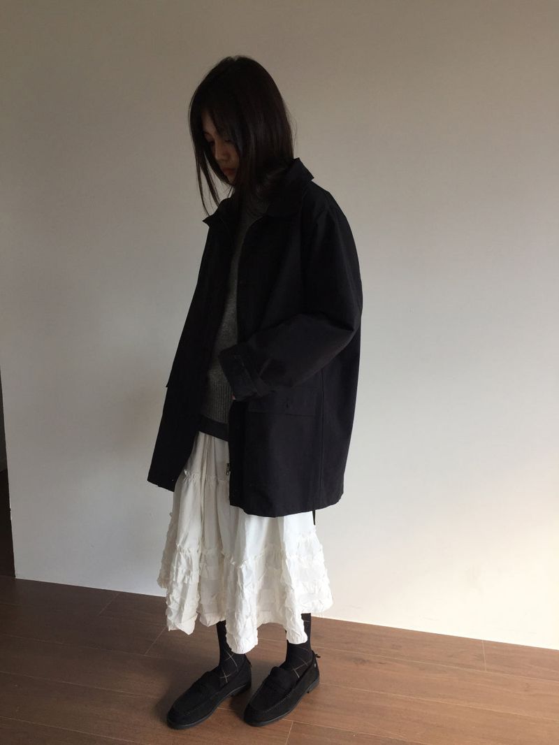 Liam Solid Half Coat (3color)