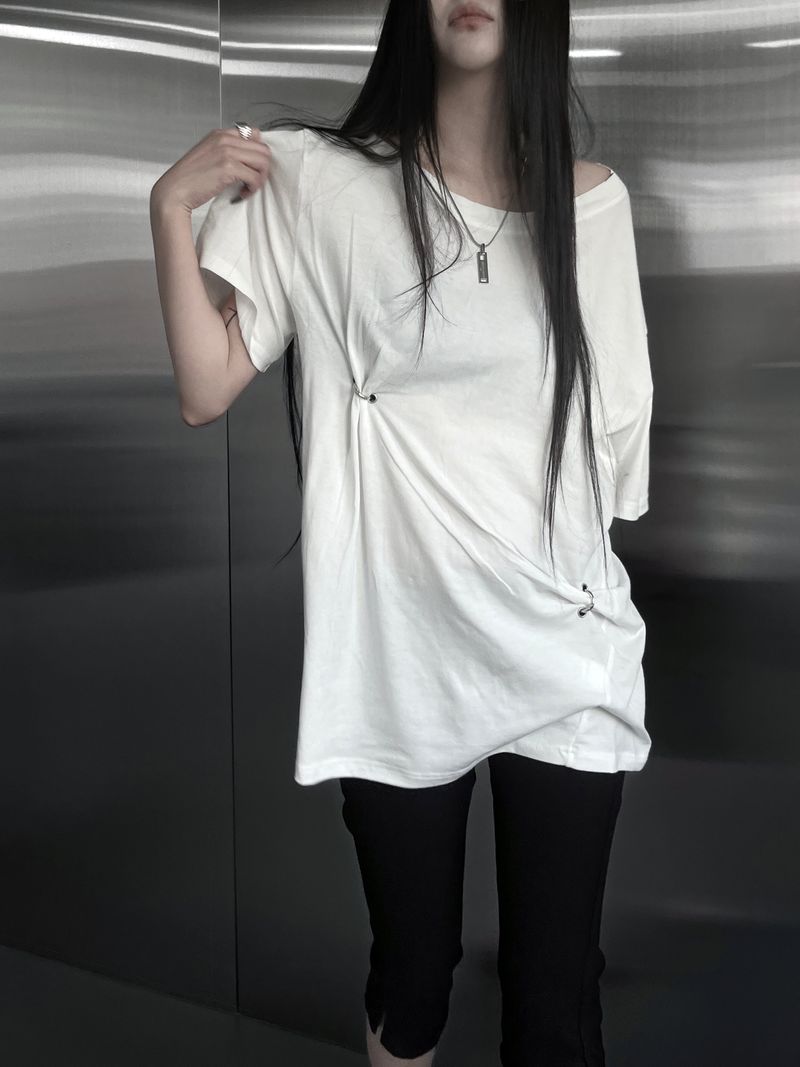 piercing ring one off short sleeve (2color)