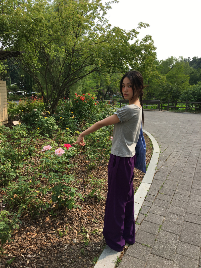 Park Wood String Pants (3color)