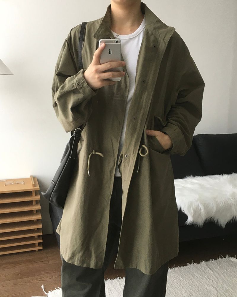 Vent High Neck Fishtail Jacket