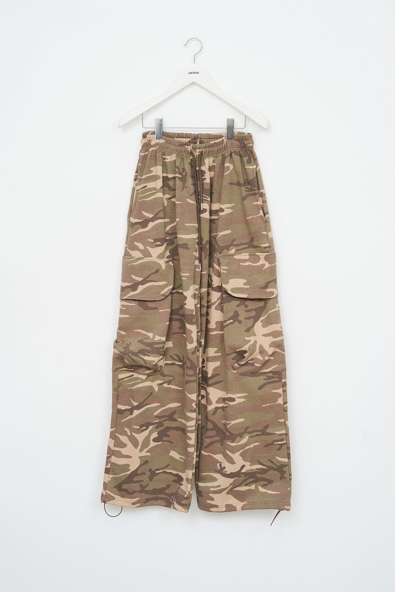 Teo Camo Pocket Sweatpants (2color)