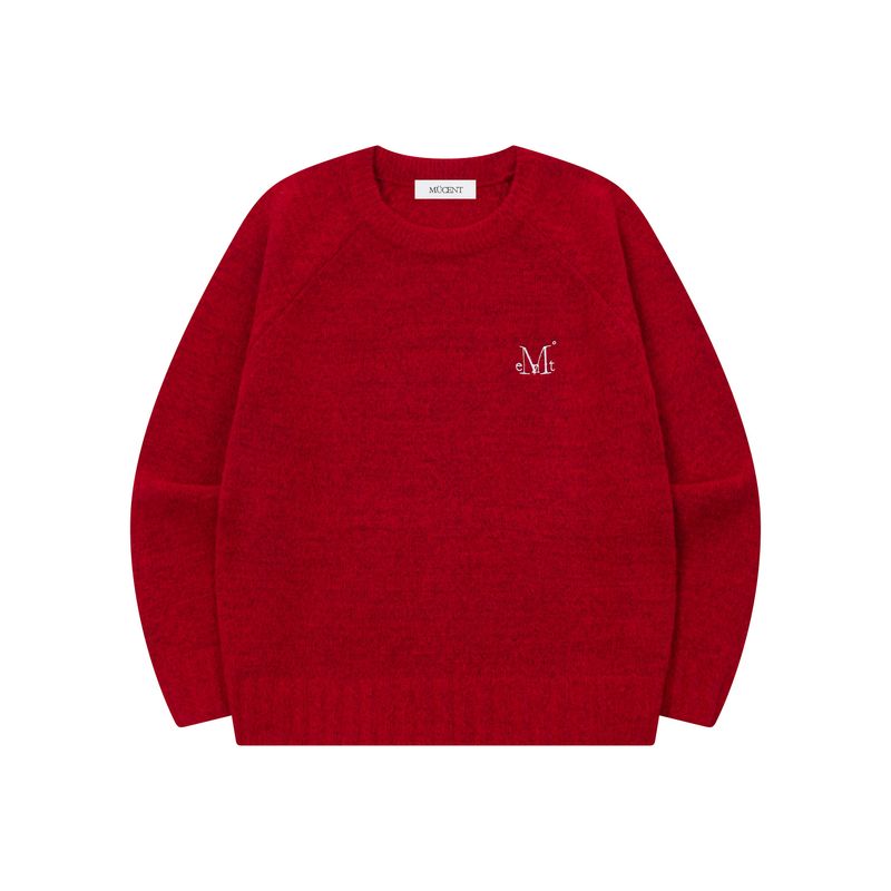 MONE RAGLAN R-NECK KNIT (4Color)
