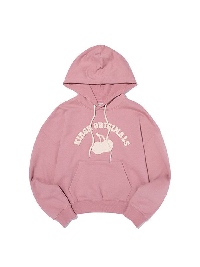 KIRSH（キルシー）の「アーチチェリー クロップフーディ【ピンク】（Tops）」