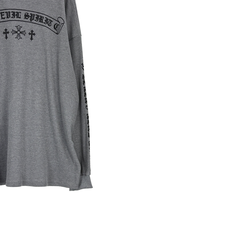 waffle lettering long sleeve