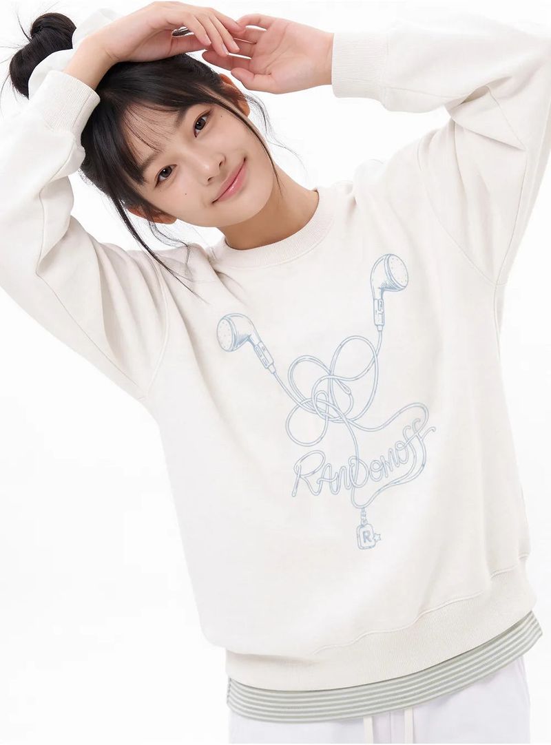 TANGLED EARPHONE SWEATSHIRT (3color)