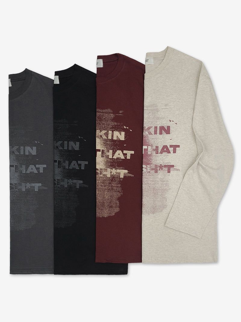 Strip Paper Long Sleeve (4 Colors)