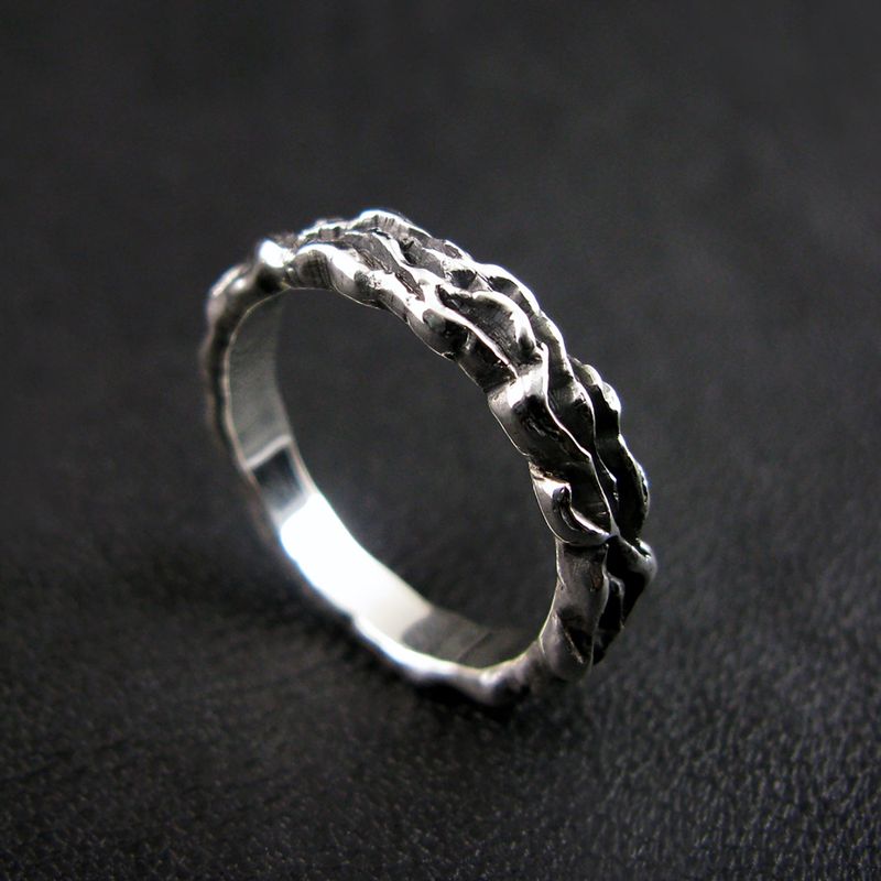 Liberty silver ring