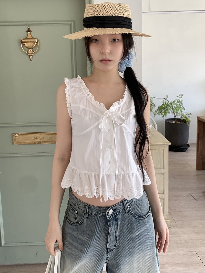 JAZZ THE ORDER(ジャズ ザ オーダー)の「LACE PUNCHING BLOUSE (2C)(Tops)」