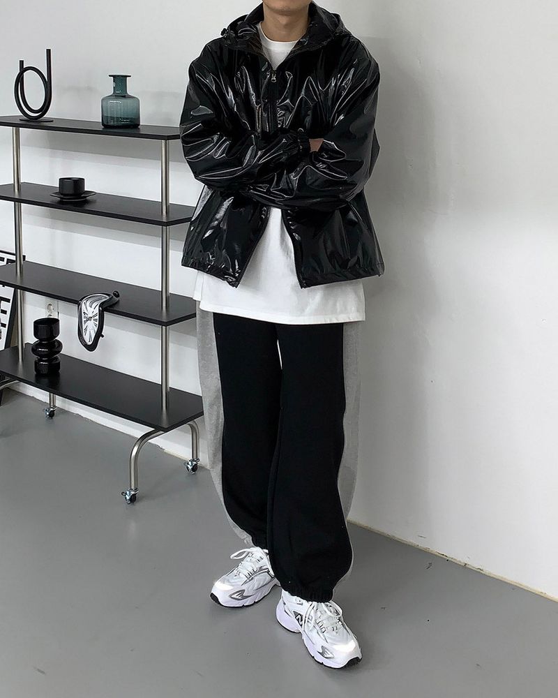 RH Pendant Enamel Leather Jacket (3 colors)