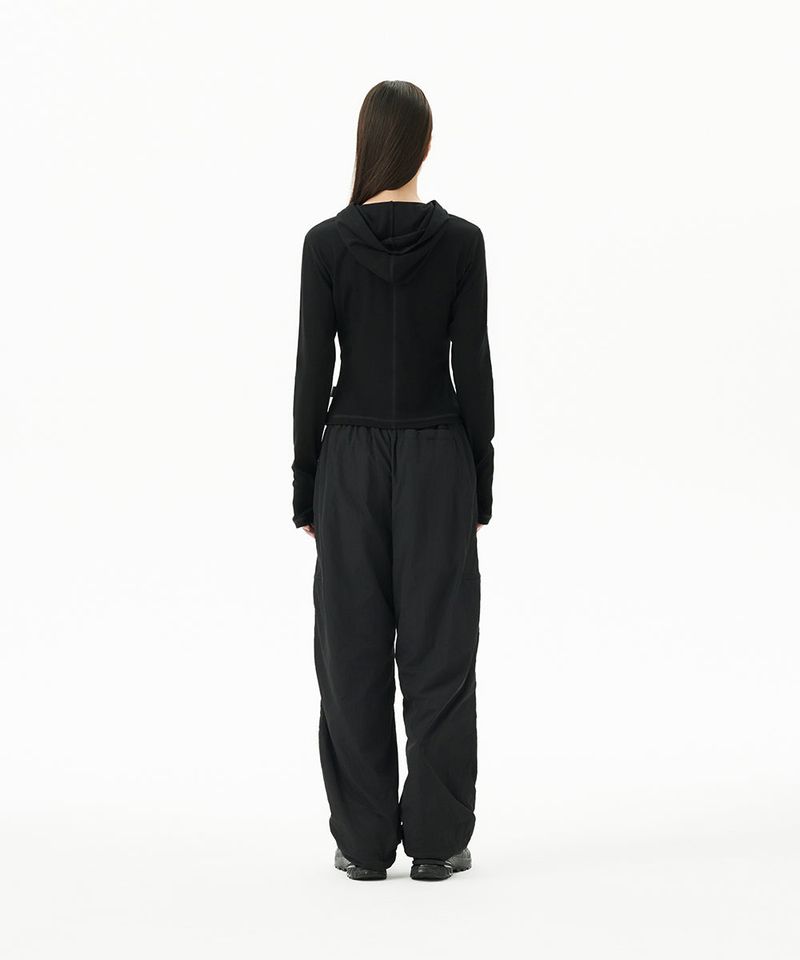 CURVED SLIM HOODIE