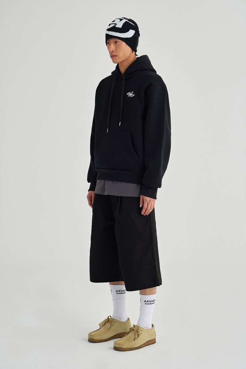 TWILL BERMUDA PANTS [BLACK]