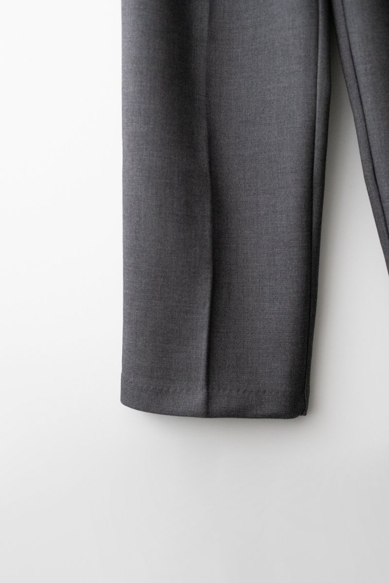 Semi wide pants (Dark grey)