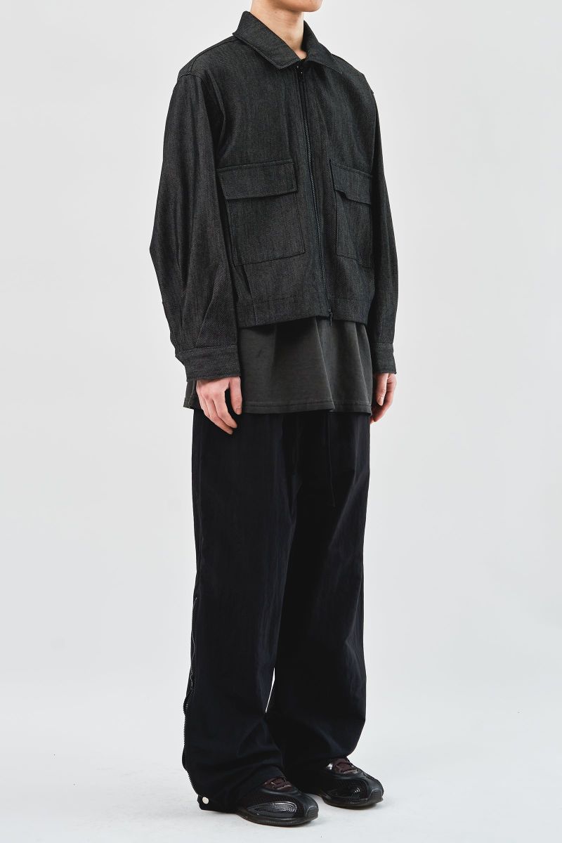 Mei Cropped Denim Jacket (2color)