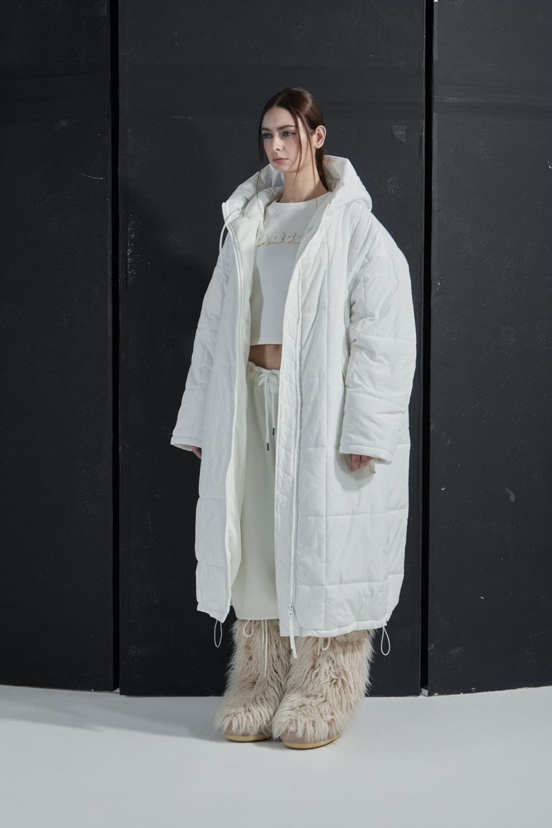 GL LONG PADDING -WHITE