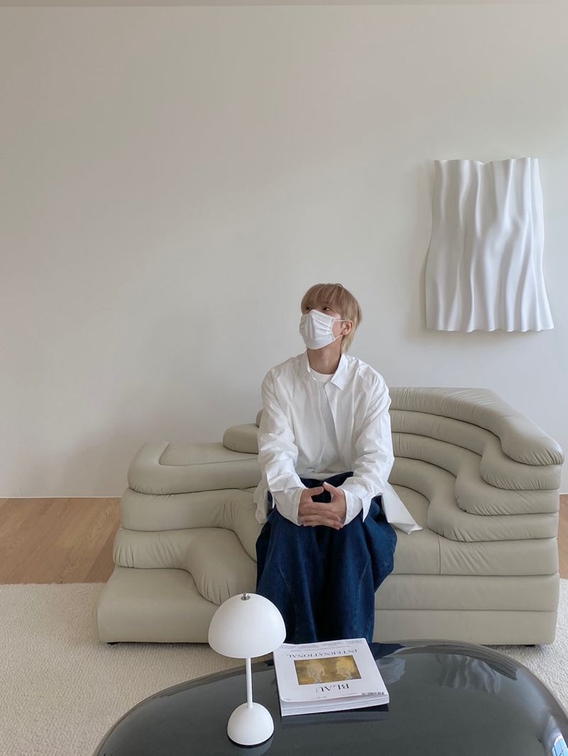 Bio washing cotton basic shirt 3C