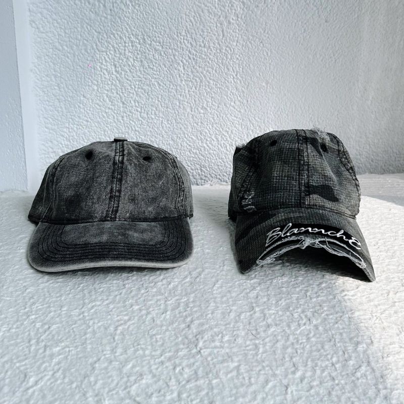 FADE MEET（フェードミート）の「Charcoal Washed Retro Dad Cap（Hats）」