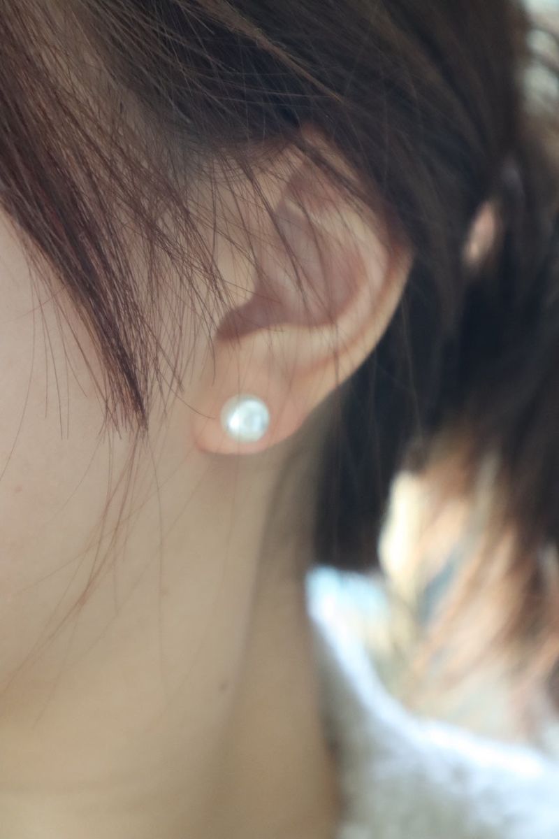 Nature pearl earring • silver925