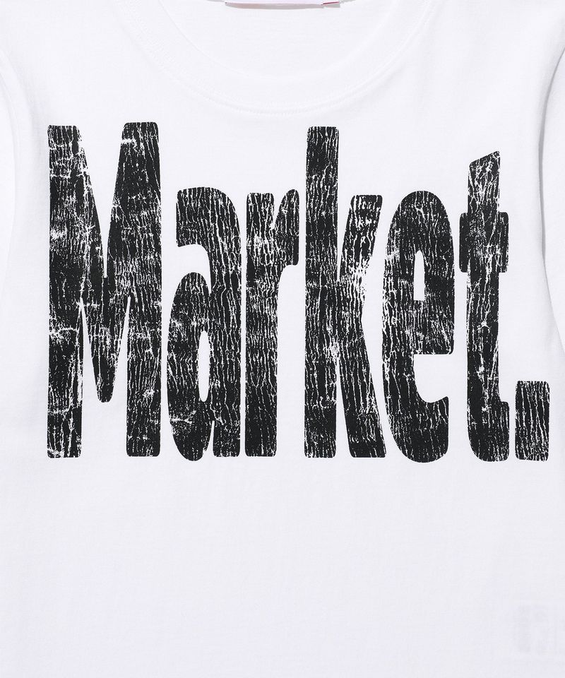 Crack Market Logo Tee White (KIB6MFT513A)