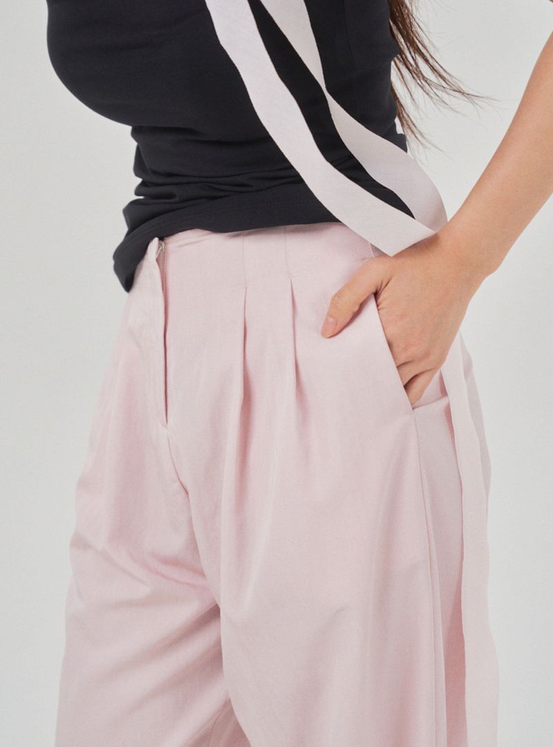 Gleam wide pants (pink)