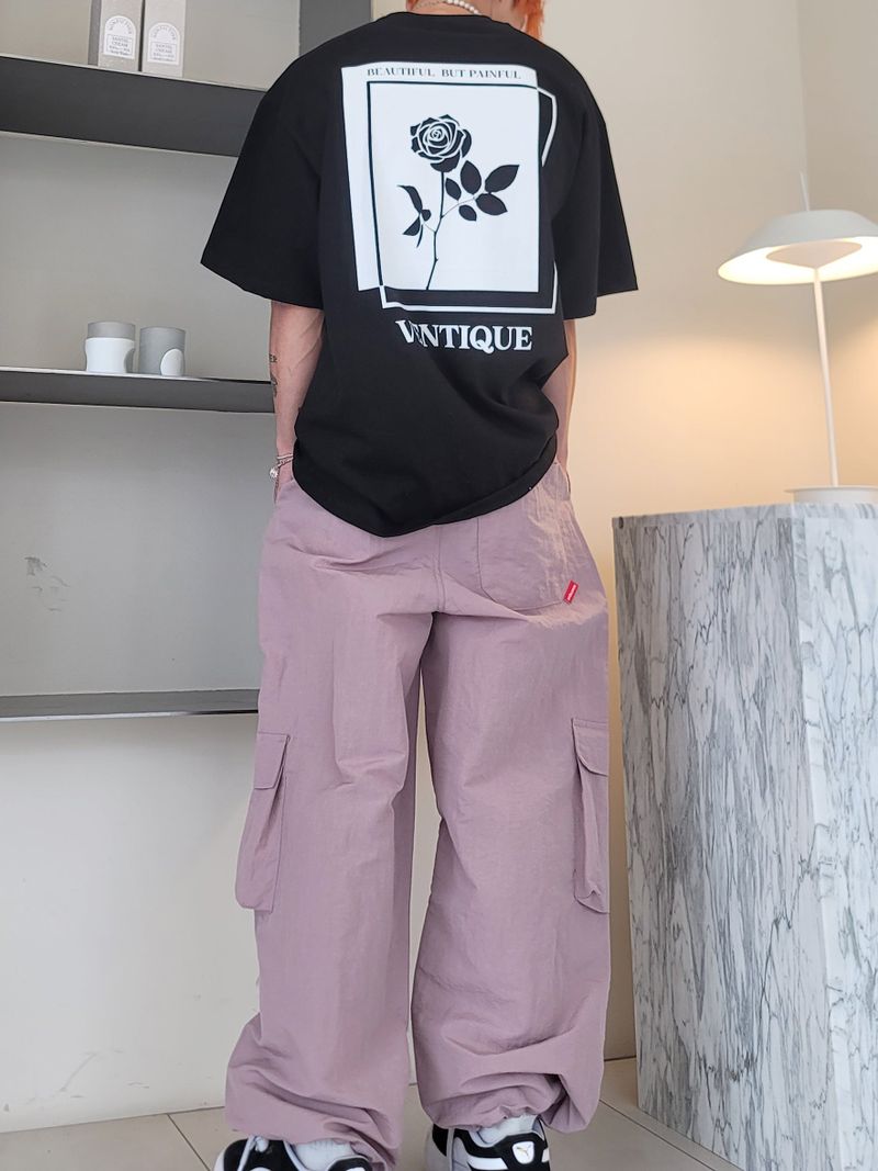 Log Cargo Wide Pants 3color