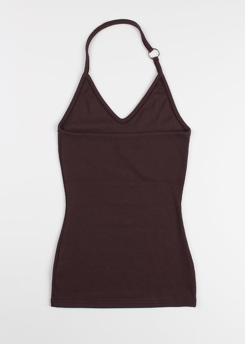 RING HALTER SLEEVELESS
