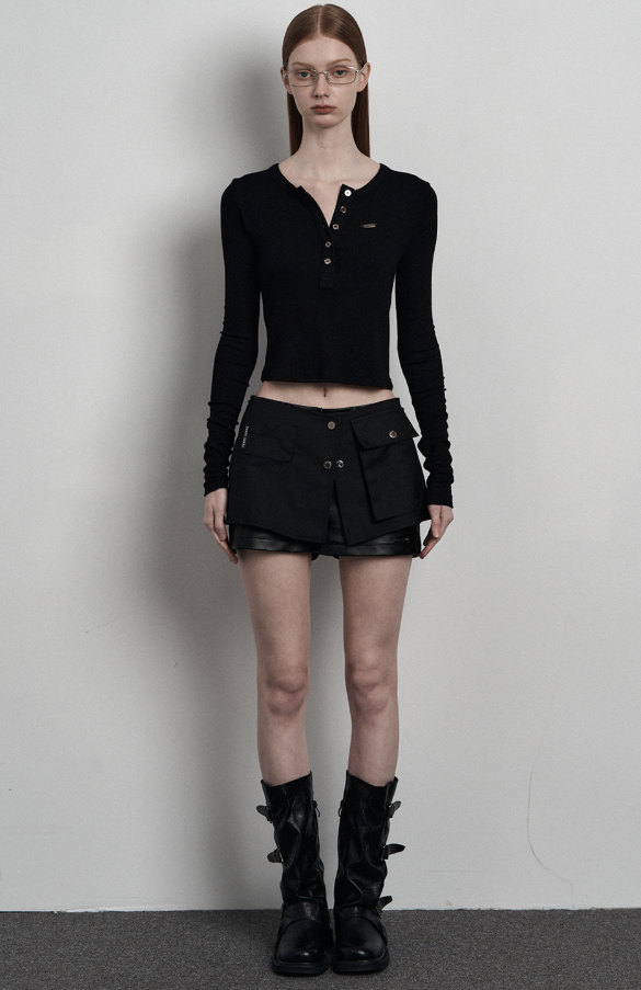 mnem（ムネム）の「[mnem] card pocket wrap belt (black)（Fashion Accessories）」