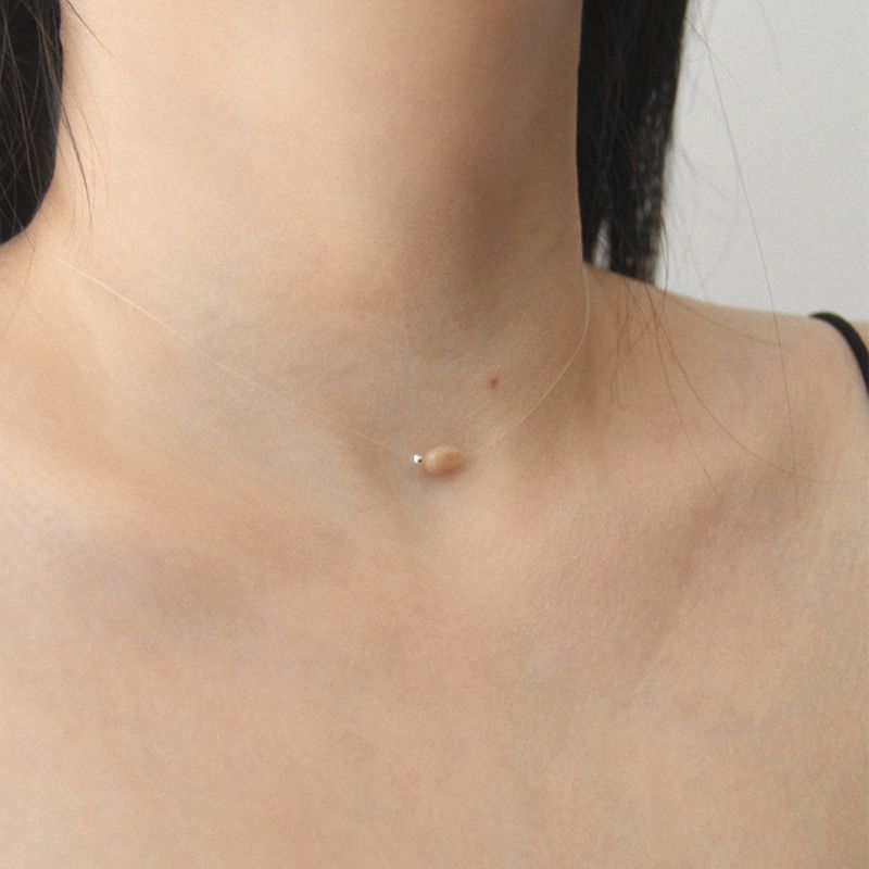 Nude Gemstone Necklace (5color)