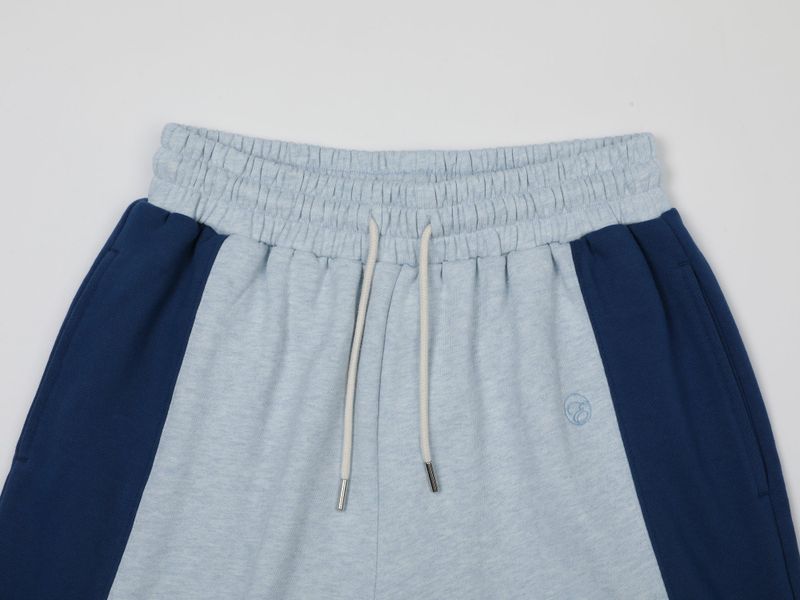 PEACE STRING HALF SWEATPANTS (DARK BLUE)