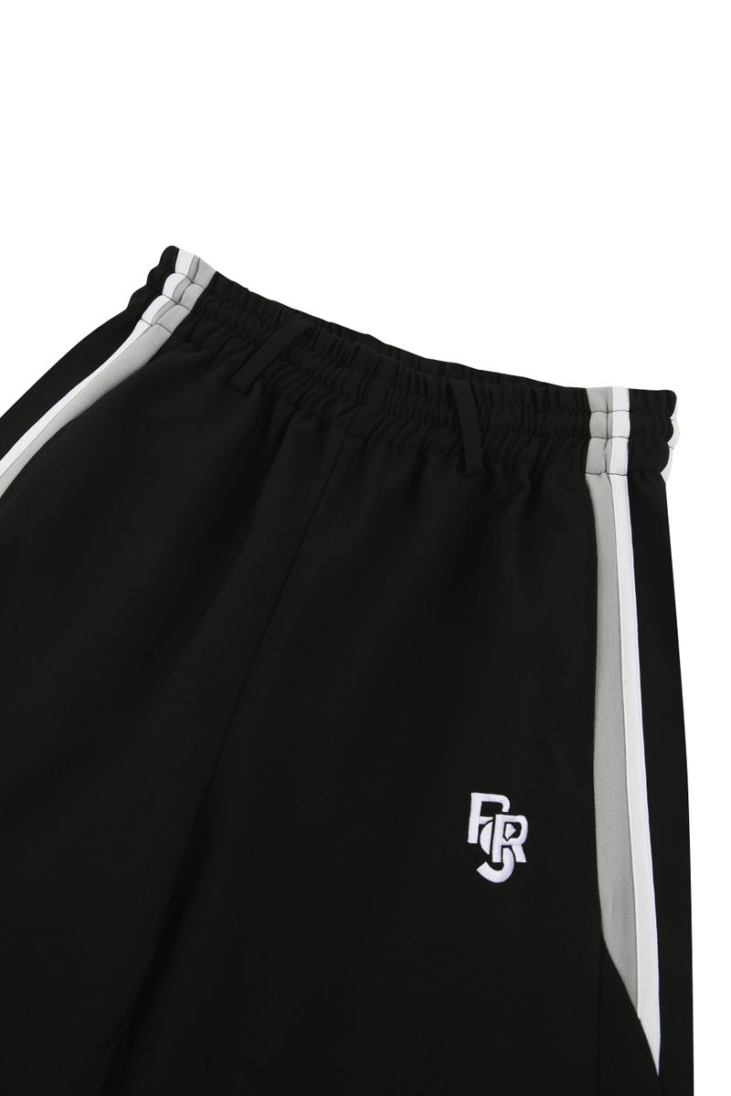 Black Gray Line Track Pants