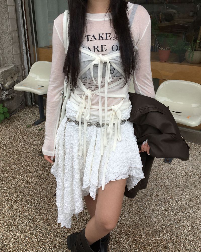 トリプルリボンTシャツ