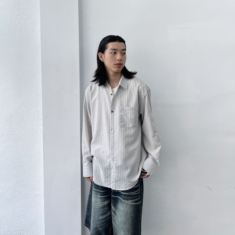 Grey Mist Stripe Shirt
