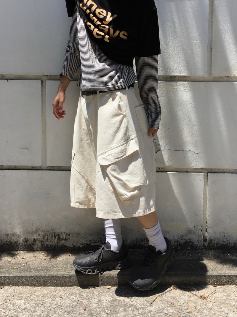 Pog Cargo Bermuda Pants 3C