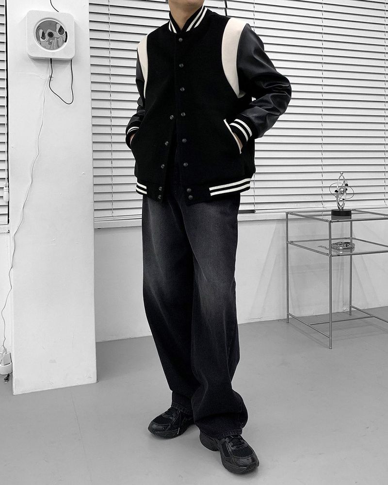 CR Obie wool varsity jacket (2 colors)