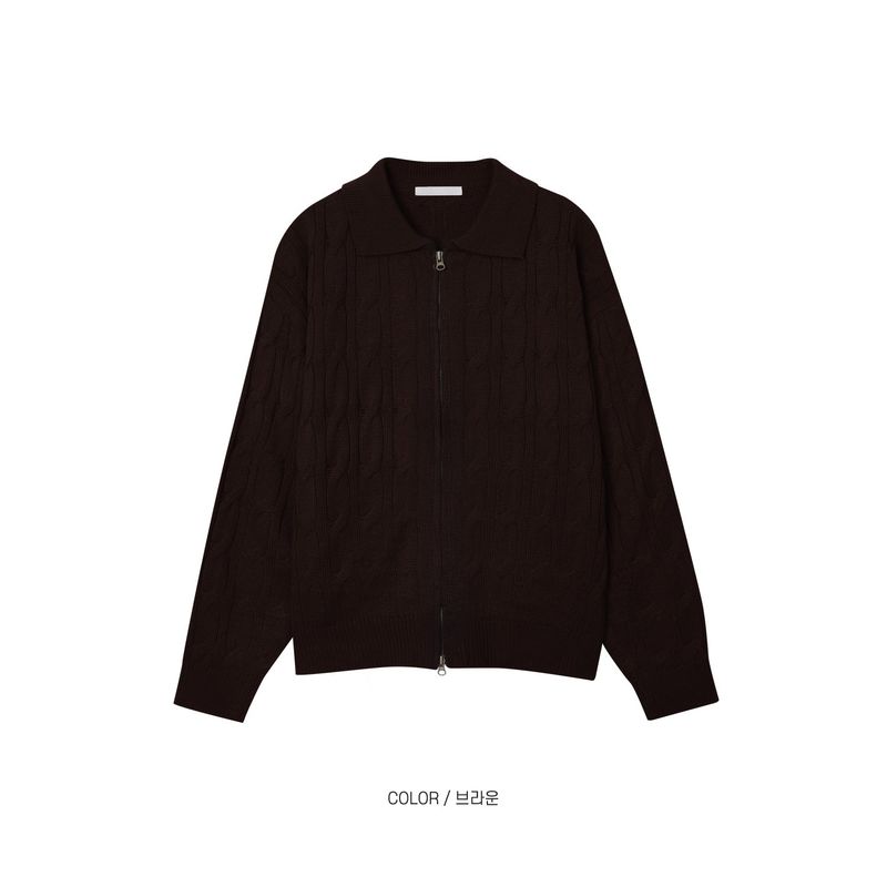 jermi two way zipper kara knit