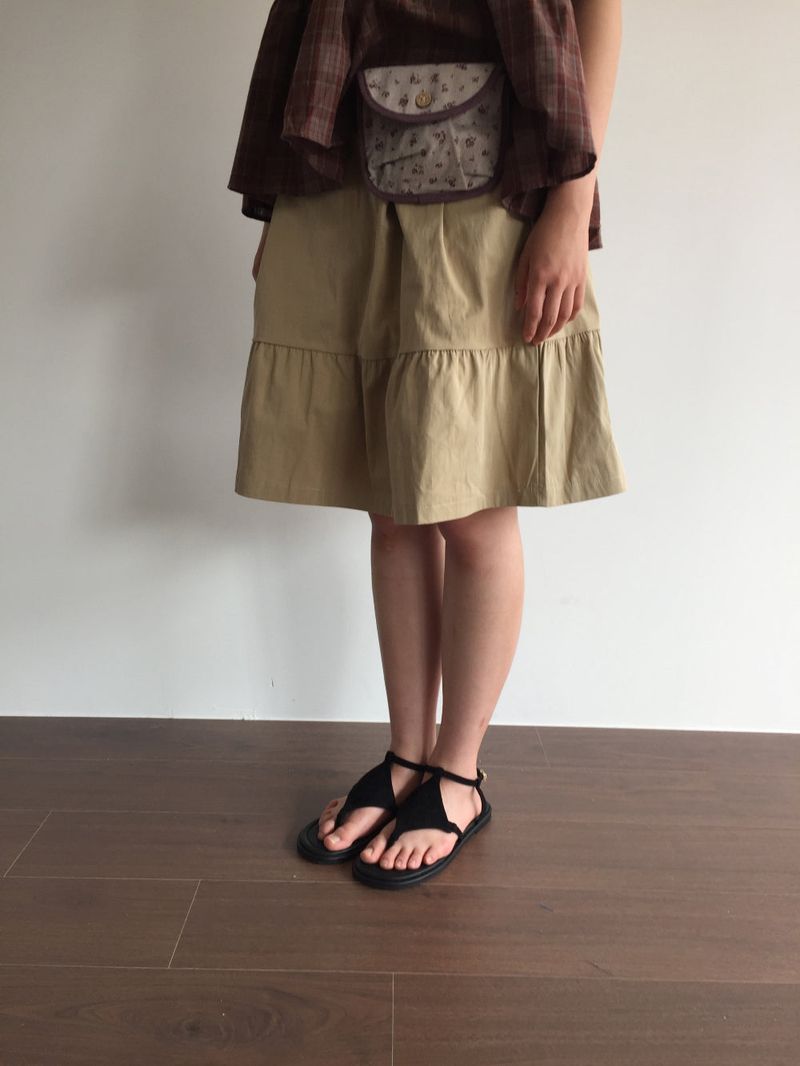 suede strap sandals (2color)