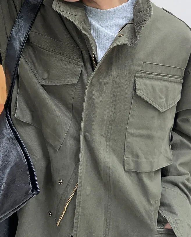Rendered washed field jacket