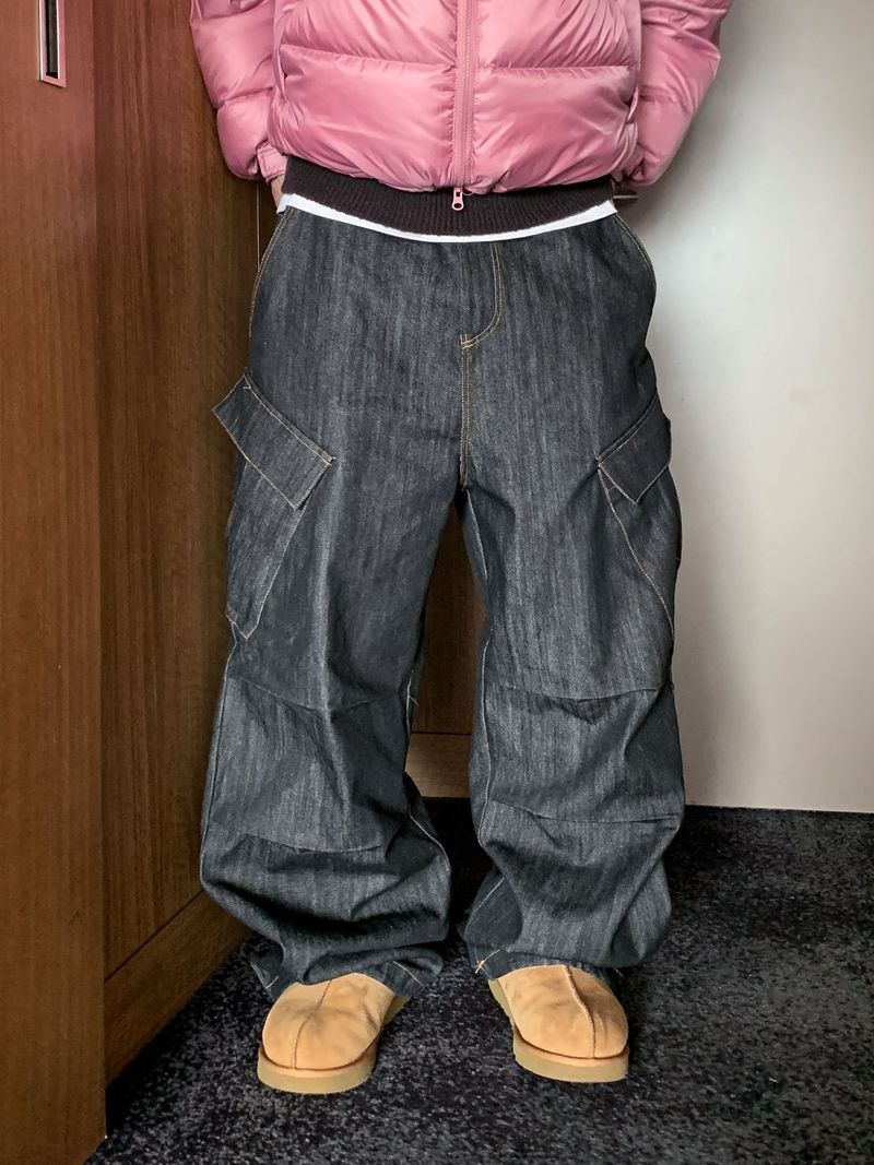 Kant Raw Bias Cargo Pants