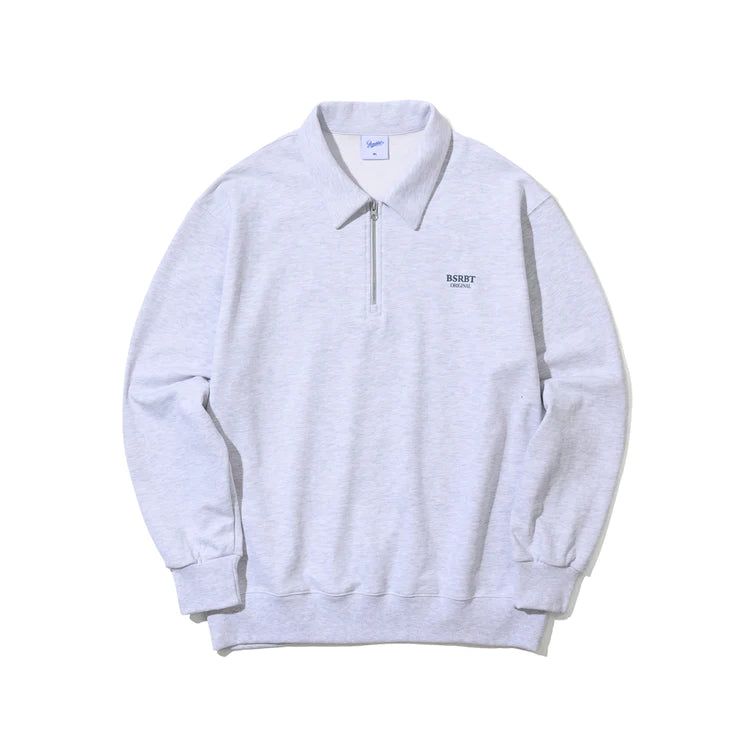 BSRBT HALF-ZIP COLLAR SWEATSHIRT