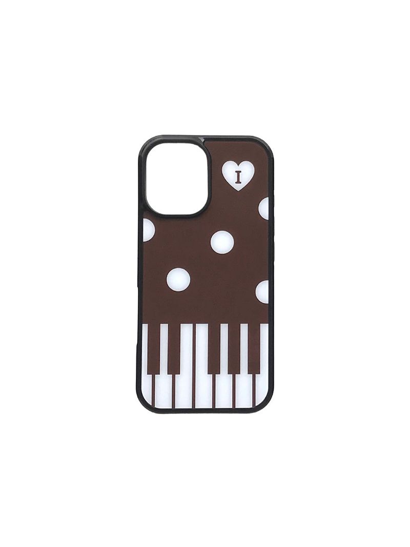 piano melody case - brown