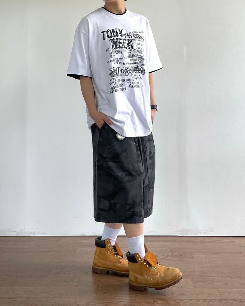 Tank Camo Bermuda Pants