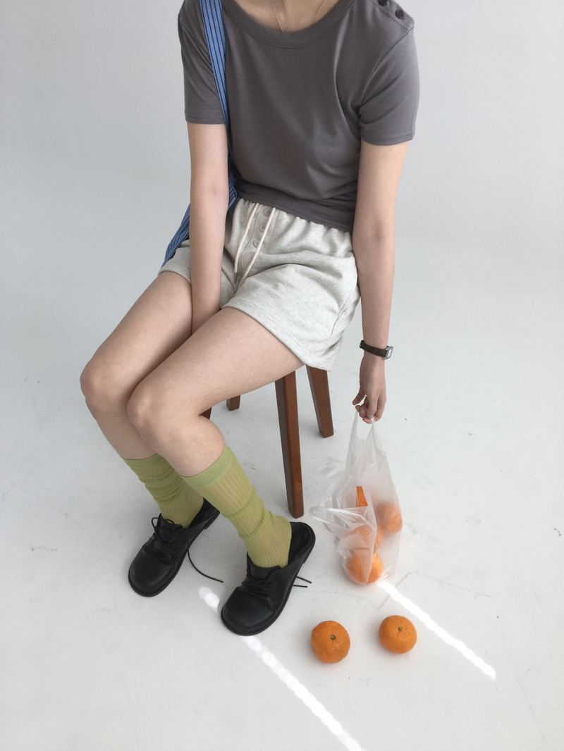 Byron Cove button shorts (5color)