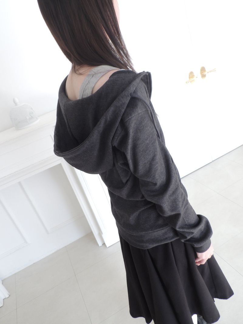 regular hood zip-up (4c)