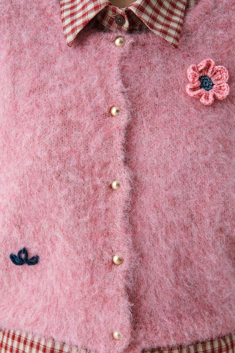 Bebe Hairwool Cardigan [Pink]