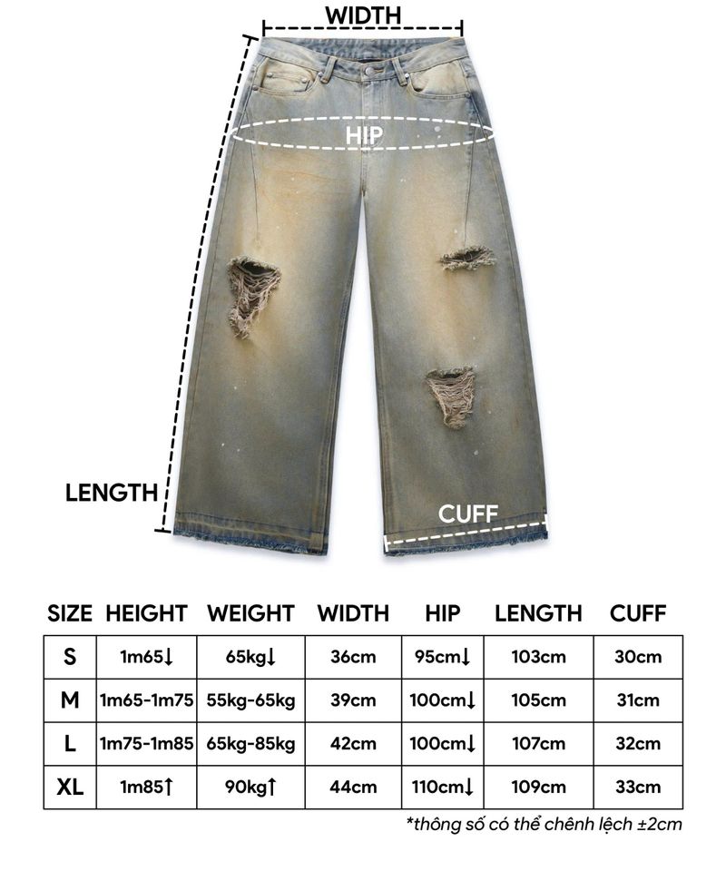 DUNE DESTROYED JEANS - BLUE