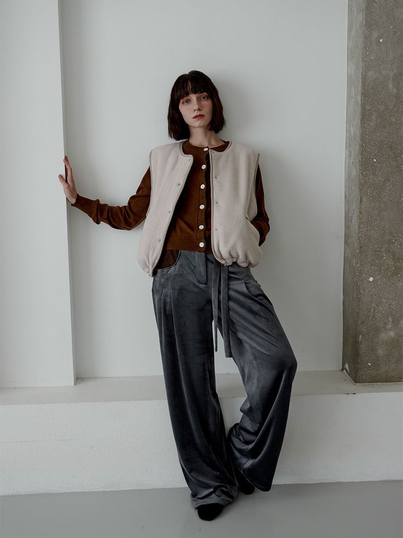 LETOILE（レトワール）の「BELT STRING SUEDE PANTS（Pants）」