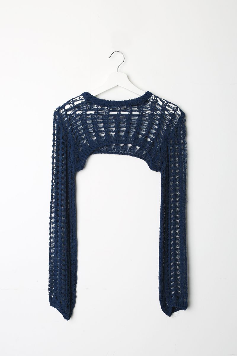NET SUMMER KNIT BOLERO