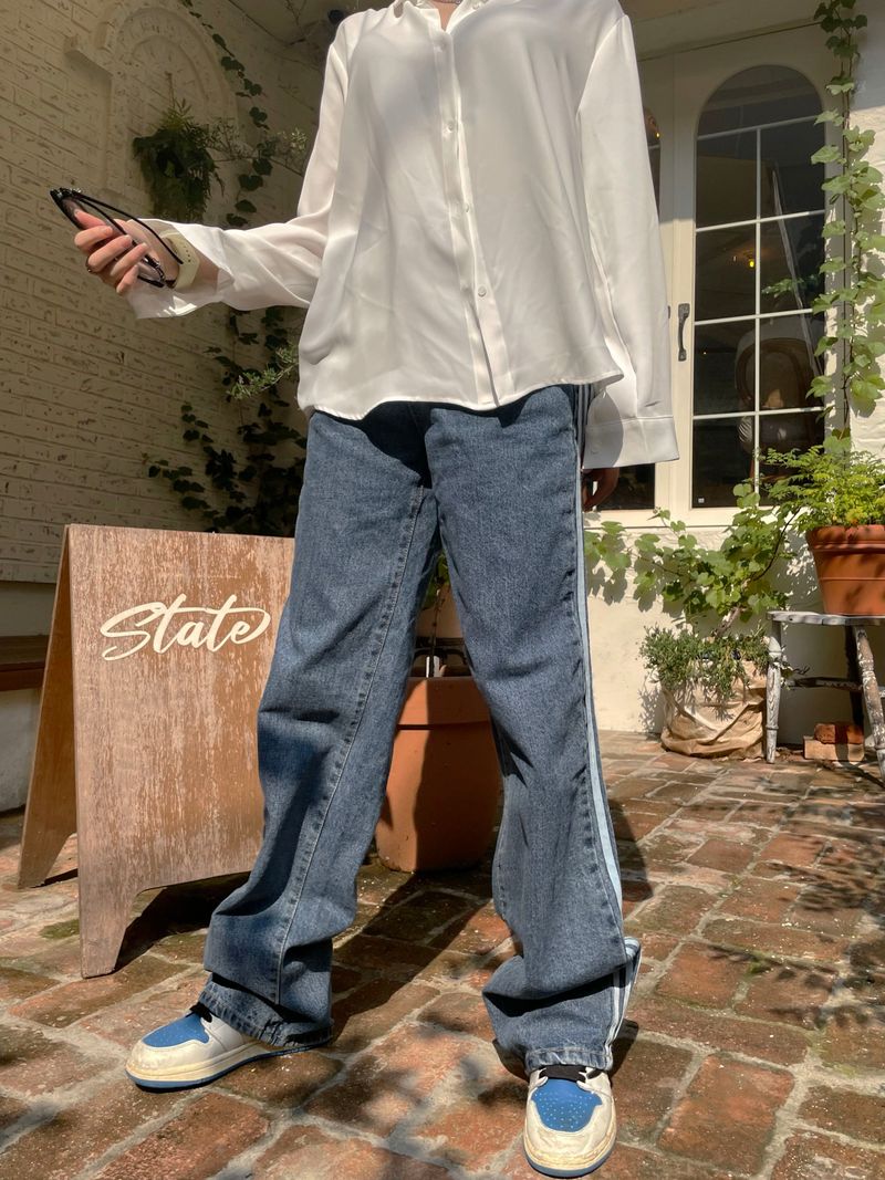 3line wide denim